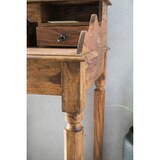 thumbnail of Landhaustisch aus Sheesham-Holz, Vintage-Look, mit 3 Schubladen, praktisch und stilvoll. 115x60x100 cm | Kadima Design