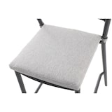 thumbnail of METRO Professional Chaise de bar TRACE II, acier / rotin PE / polyester, 105 x 54 x 62 cm, empilable, coussin inclus, gris foncé
