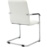 thumbnail of Set di 2 sedie cantilever Seattle in similpelle bianco