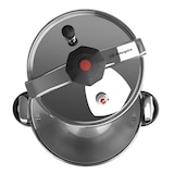 thumbnail of Orbegozo olla a presión acero inoxidable HPL 8070, 8 L, triple sistema de seguridad, regulación presión, apta todo tipo de fuegos, diámetro 24 cm