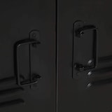 thumbnail of vidaXL Badezimmermöbel Set mit Tür 2 pcs Braun recyceltes Massivholz