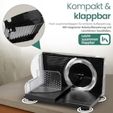 thumbnail of Emerio Multifunctionele Snijmachine - 100W, Dikte Verstelbaar 0-17mm - RVS Mes - Broodsnijmachine Elektrisch - MS-125000.1 Allessnijder Zwart