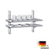 thumbnail of VM Europa - Edelstahl Wandregal - Einfach Montierbar - AISI 430 Legierung - Wandregal Küchenregal Gastronomie: 160 x 40 cm / einfach / 40 kg