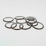 thumbnail of Lot de 10 anneaux avec insert pour rideaux de 43x52mm en Carbone - Boulet