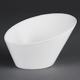 thumbnail of Olympia Whiteware ovale hellende kommen 13,3x15,4cm