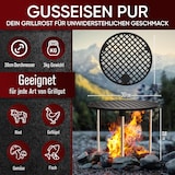 thumbnail of GUSSKÖNIG Grillrost aus Gusseisen mit Beinen D 30cm