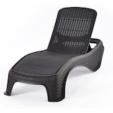 thumbnail of Tumbona resina Atlantic Grafito