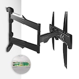 thumbnail of ONKRON Appendi TV a Muro per TV da 40-75 pollici, fino a 35 kg, Girevole e Inclinabile, VESA 400x400 mm, NP47-B Nero