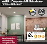 thumbnail of Paulmann VariFit LED Einbaupanel Smart Home Zigbee 3.0 Veluna Edge IP44 rund 200mm  18W 1400lm Tunable White Weiß dimmbar 79957