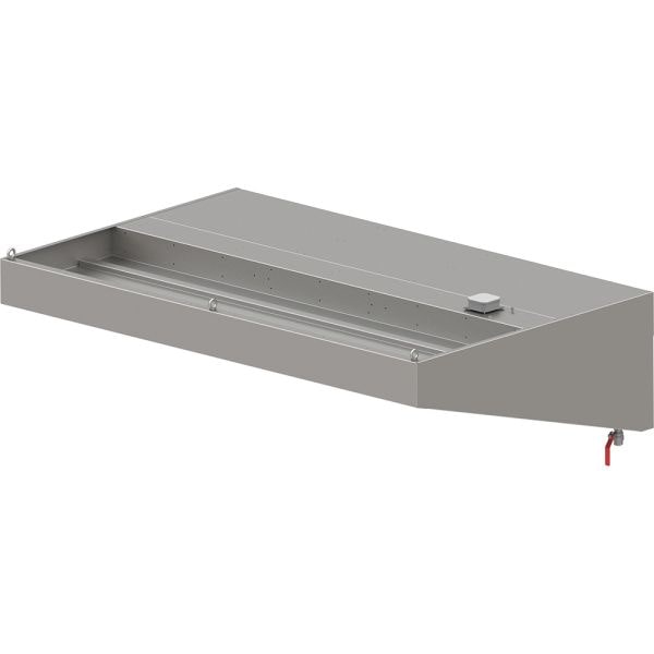 Stalgast Wandhaube "Expert Line", Schrägform 3200 mm x 1100 mm mit LC2 Typ A Zyklonen-/Labyrinthfilter