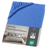 thumbnail of Jersey Spannbettlaken DreamScience für Matratzen bis 22 cm Höhe - Weich & Anschmiegsam, Rundumgummizug, Bügelfrei 180x200 - 200x200 cm royalblau