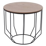 thumbnail of MCA 2er-Set Couchtisch HWC-P58, Beistelltisch Kaffeetisch Loungetisch, Industrial Metall Holz Eiche