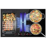 thumbnail of CIARRA Plaque à Induction et Hotte Intégrée 4 Foyers 83cm 7000W, avec 2- Flex Zone Boost Touche Sensitive Minuterie CBBEH834BBFF