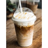 thumbnail of 200 Frappé-, Smoothie-, Shake-, Eiskaffee-, PP Becher 0,3 mit rPET DOM Deckel mit Loch