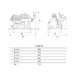 thumbnail of Fac - Cortadora Eléctrica Doméstica por Gravedad CE Modelo S 220 AF con afilador fijo