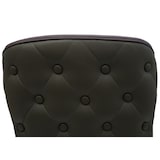 thumbnail of Juego de 2 sillas de comedor HWC-M60, silla tapizada silla de cocina sillón silla, tela/textil madera maciza ~ verde oscuro-gris