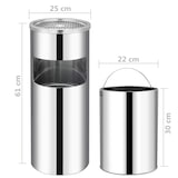 thumbnail of Helloshop26 - 30-liter roestvrijstalen hotelasbak 02_0006101