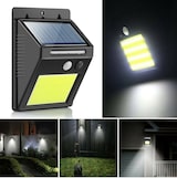 thumbnail of Luminária solar com sensor de movimento e luz para uso interior/exterior, 24 LEDs COB