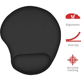 thumbnail of Trust Tappetino ergonomico per mouse BigFoot - Poggiapolsi in gel - Misure 23,6x20,5x1,6 cm - Colore nero TRU-16977