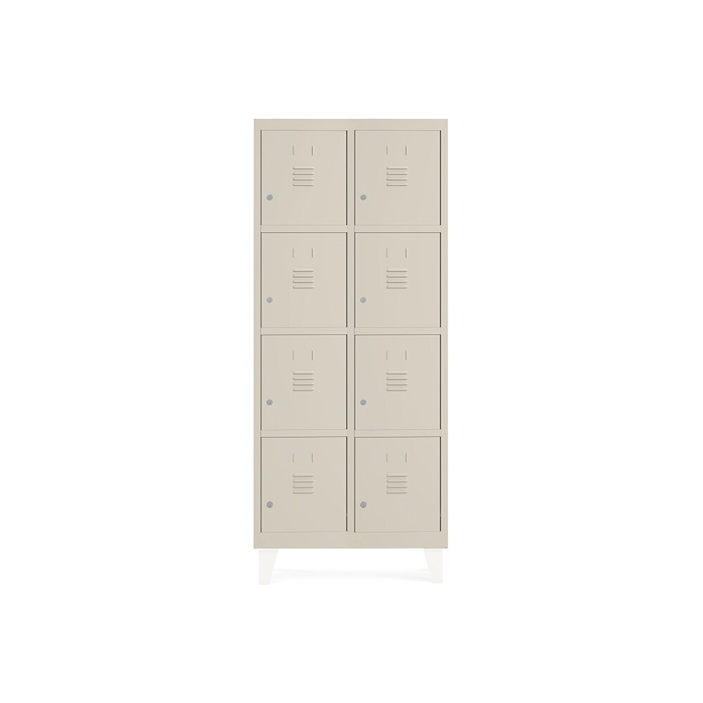 Rocada taquilla soldada 30cm (300mm) 2 módulos 4 puertas cuerpo arena + puertas arena