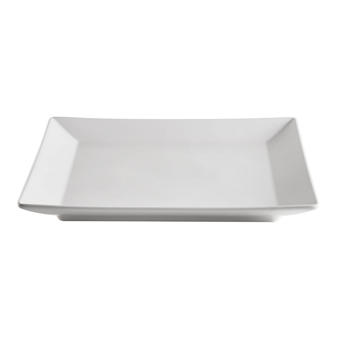 METRO Professional Plat bord Macario, steengoed, 26 x 26 cm, vierkant, wit, 6 stuks