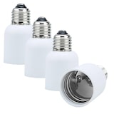 thumbnail of Intirilife E27 auf E40 Lampensockel Adapter in WEISS - 4x Lampenadapter zum Umformatieren von E27 auf E40
