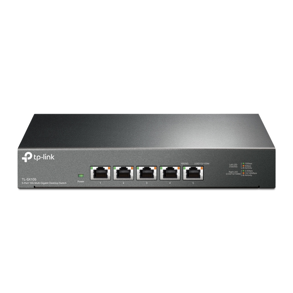 TPLINK TL-SX105 Switch 5 Ports Multi-Gigabit 100 / 1G / 2,5G / 5G / 10G