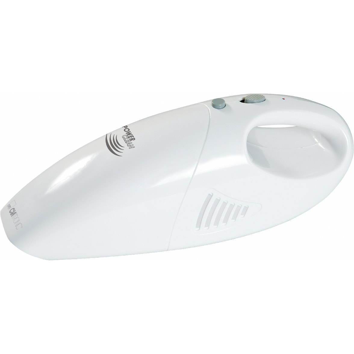 Clatronic AKS 827 Aspiradora de Mano Sin Cable, Potente, Batería Recargable, Filtro Lavable, Boquilla, 1400mAh Blanco