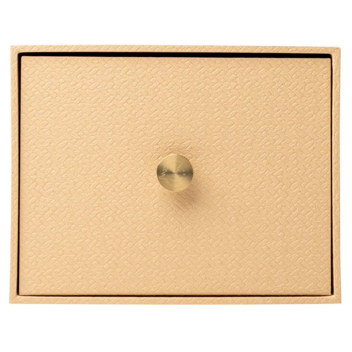 Exacompta 78602E 2x Schubladenbox für Fotos und Karteikarten, 14x17,7x13,4 cm, Office by me - Beige