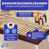 thumbnail of Coemo Lattenrost BASIC 80 x220 cm Überlänge starr nicht verstellbar - 7 Zonen