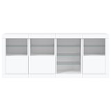 thumbnail of Helloshop26 - Buffet Sideboard Kommode Kleiderschrank Aufbewahrungsmöbel Organizer für Küche Wohnzimmer Lounge mit LED-Beleuchtung 02_0029836