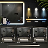 thumbnail of Specchio da bagno Jericho con Bluetooth 70x100 cm