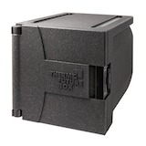 thumbnail of Thermo Future Box, Frontlader ECO GN 1/1, Isolierbox mit Fronttür, schwarz, 69 Liter, 9 Einschübe, nachhaltig aus EPP