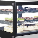 thumbnail of TEFCOLD Vitrina de exposición refrigerada, acero y vidrio, refrigeración profesional, Acero inoxidable y cristal negro