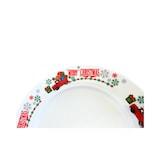 thumbnail of GLOUPIE Servizio Piatti In Porcellana Bianca Con Decoro Natalizio,Per 6 Persone,18 Pezzi,6 Piani,6 Fondi,6 Frutta