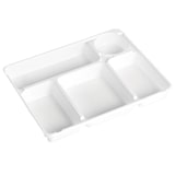 thumbnail of Plateau repas 5 compartiments avec couvercle par 200 pièces JORIDEAL