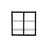 thumbnail of SIT Möbel Wandregal-Set | 6-teilig | 2 Körbe | Halterung für 8 Flaschen und 9 Gläser | Metall | Serie THIS & THAT | antikschwarz