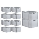 thumbnail of PROREGAL Eurobox NextGen Grip | HxBxT 32x40x60cm | 65 Liter | Griffe offen | Verstärkter Boden | Eurobehälter, Transportbox, Transportbehälter