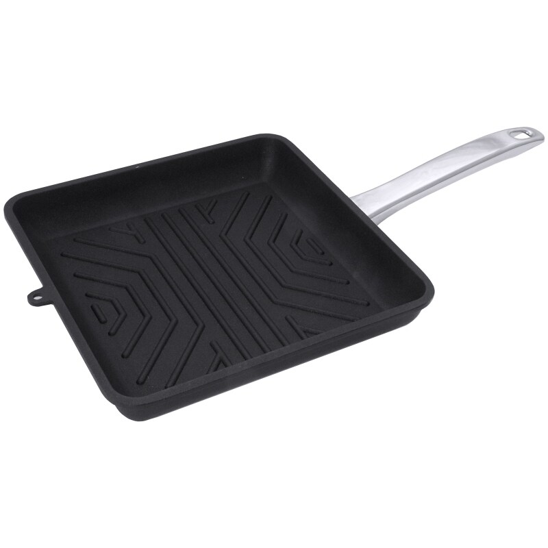 Vierkante grillpan, niet geschikt voor inductie