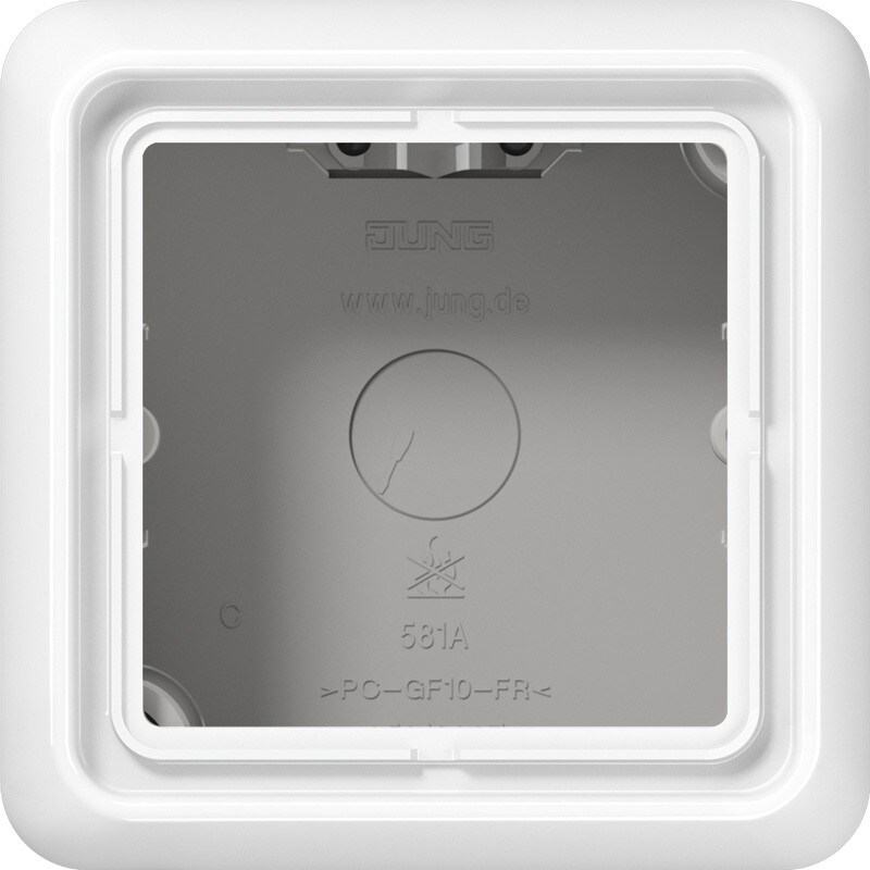 Jung AP-Kappe 1-fach aws CD 581 A WW CD581AWW