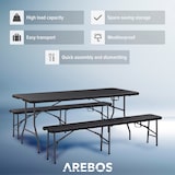 thumbnail of Set Tenda Della Birra Tavolo Pieghevole 180 cm + 2 x Panche Pieghevoli