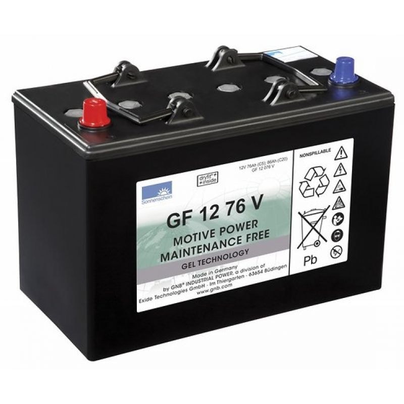 Exide Sonnenschein GF 12 076 V dryfit Blei Gel Antriebsbatterie 12V 76Ah (5h) VRLA