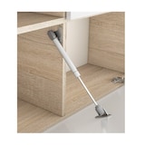 thumbnail of Parete Attrezzata Mobile Soggiorno TV Salotto Base Televisione Con Scaffali Illuminati LED Sala Pranzo Design Moderno 260x185x42 cm Bianco Rovere