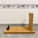 thumbnail of WellHome - Hamhouder van grenenhout 40x16x23 cm, met stalen hardware en bevestiging