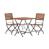 thumbnail of Tischgruppe 2x 57433 Lindau Klappstuhl 1x 56726 Lindau Tisch 80x80cm