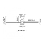 thumbnail of Ventilador de Techo LED Faro Fraser con Motor DC Blanco