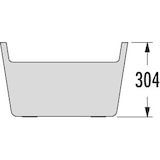 thumbnail of Hailo Wäschekorb 3271361 blau Laundry Area