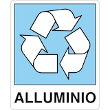 thumbnail of cartello alluminio 250x310 mm alluminio - raccolta differenziata