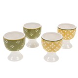 thumbnail of Coffret de 4 coquetiers Olivia -  Multicolore Rond Grès Amadeus 5.00x5.00 cm