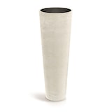 thumbnail of Prosperplast - Blumentopf aus Rotationsgeformtes Polyethylen 31L Ø48x135cm in farbe Sandweiß - Tubra Round SLIM HIGH ETHICK